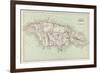 Map of Jamaica-null-Framed Photographic Print