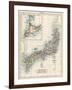 Map of Japan, 1870s-null-Framed Giclee Print