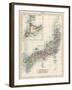 Map of Japan, 1870s-null-Framed Giclee Print