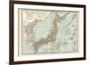 Map of Japan and Korea. Insets of Kurile Islands and Liu-Kiu Islands and Formosa (Taiwan)-Encyclopaedia Britannica-Framed Art Print