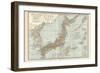 Map of Japan and Korea. Insets of Kurile Islands and Liu-Kiu Islands and Formosa (Taiwan)-Encyclopaedia Britannica-Framed Art Print