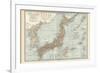 Map of Japan and Korea. Insets of Kurile Islands and Liu-Kiu Islands and Formosa (Taiwan)-Encyclopaedia Britannica-Framed Premium Giclee Print