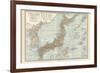 Map of Japan and Korea. Insets of Kurile Islands and Liu-Kiu Islands and Formosa (Taiwan)-Encyclopaedia Britannica-Framed Premium Giclee Print