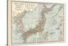 Map of Japan and Korea. Insets of Kurile Islands and Liu-Kiu Islands and Formosa (Taiwan)-Encyclopaedia Britannica-Stretched Canvas