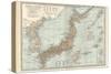 Map of Japan and Korea. Insets of Kurile Islands and Liu-Kiu Islands and Formosa (Taiwan)-Encyclopaedia Britannica-Stretched Canvas