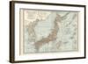 Map of Japan and Korea. Insets of Kurile Islands and Liu-Kiu Islands and Formosa (Taiwan)-Encyclopaedia Britannica-Framed Art Print