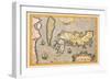 Map of Japan-Abraham Ortelius-Framed Art Print