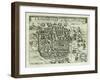 Map of Jerusalem, 1661-Electus Zwinner-Framed Giclee Print