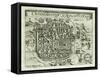 Map of Jerusalem, 1661-Electus Zwinner-Framed Stretched Canvas
