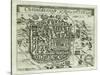 Map of Jerusalem, 1661-Electus Zwinner-Stretched Canvas