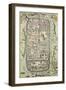 Map of Jerusalem and the Surrounding Area, from Civitates Orbis Terrarum by Georg Braun-Joris Hoefnagel-Framed Giclee Print