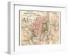 Map of Jerusalem (C. 1900), Maps-Encyclopaedia Britannica-Framed Art Print