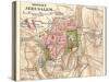 Map of Jerusalem (C. 1900), Maps-Encyclopaedia Britannica-Stretched Canvas