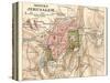 Map of Jerusalem (C. 1900), Maps-Encyclopaedia Britannica-Stretched Canvas