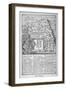 Map of Jerusalem During Ibn Batuta's Travels-null-Framed Art Print