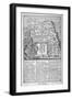 Map of Jerusalem During Ibn Batuta's Travels-null-Framed Art Print