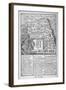 Map of Jerusalem During Ibn Batuta's Travels-null-Framed Art Print