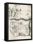 Map of Jerusalem-null-Framed Stretched Canvas