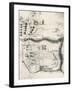 Map of Jerusalem-null-Framed Giclee Print