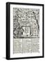 Map of Jerusalem-Antoine Regnault-Framed Giclee Print