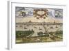 Map of Kampen, Netherlands, from Civitates Orbis Terrarum-null-Framed Giclee Print