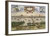 Map of Kampen, Netherlands, from Civitates Orbis Terrarum-null-Framed Giclee Print