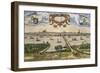 Map of Kampen, Netherlands, from Civitates Orbis Terrarum-null-Framed Giclee Print