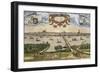 Map of Kampen, Netherlands, from Civitates Orbis Terrarum-null-Framed Giclee Print