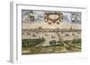 Map of Kampen, Netherlands, from Civitates Orbis Terrarum-null-Framed Giclee Print