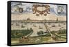 Map of Kampen, Netherlands, from Civitates Orbis Terrarum-null-Framed Stretched Canvas