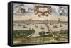 Map of Kampen, Netherlands, from Civitates Orbis Terrarum-null-Framed Stretched Canvas