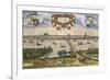 Map of Kampen, Netherlands, from Civitates Orbis Terrarum-null-Framed Giclee Print