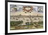 Map of Kampen, Netherlands, from Civitates Orbis Terrarum-null-Framed Giclee Print