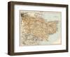 Map of Kent, England, 1870s-null-Framed Giclee Print