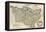 Map of Kent-Robert Morden-Framed Stretched Canvas