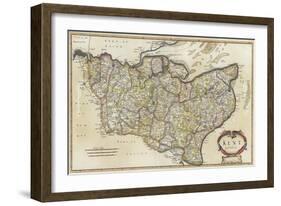 Map of Kent-Robert Morden-Framed Giclee Print