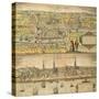 Map of Konigsberg and Riga from Civitates Orbis Terrarum-null-Stretched Canvas