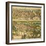 Map of Konstanz and St. Gallen from Civitates Orbis Terrarum-null-Framed Giclee Print