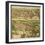 Map of Konstanz and St. Gallen from Civitates Orbis Terrarum-null-Framed Giclee Print