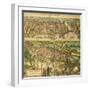 Map of Konstanz and St. Gallen from Civitates Orbis Terrarum-null-Framed Giclee Print