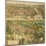 Map of Konstanz and St. Gallen from Civitates Orbis Terrarum-null-Mounted Giclee Print