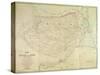 Map of Kutch and Runn, India, 1854-null-Stretched Canvas
