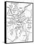 Map of Ladysmith and Surrounding Heights C.1900, from 'South Africa and the Transvaal War'-Louis Creswicke-Framed Stretched Canvas