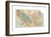 Map of Lake Nicaragua (C. 1900), Maps-Encyclopaedia Britannica-Framed Giclee Print