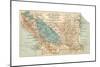 Map of Lake Nicaragua (C. 1900), Maps-Encyclopaedia Britannica-Mounted Giclee Print