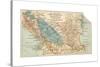 Map of Lake Nicaragua (C. 1900), Maps-Encyclopaedia Britannica-Stretched Canvas