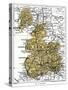 Map of Lancashire, 1924-1926-null-Stretched Canvas
