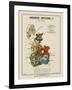 Map Of Lancashire Represented As Red Riding Hood, Her Grandmother and the Wolf.-Lilian Lancaster-Framed Giclee Print