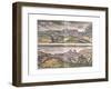 Map of Lebrija and Setenil from Civitates Orbis Terrarum-null-Framed Giclee Print