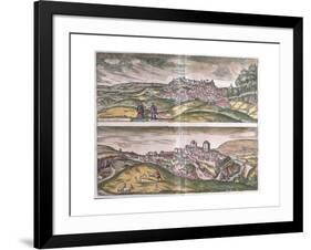 Map of Lebrija and Setenil from Civitates Orbis Terrarum-null-Framed Giclee Print